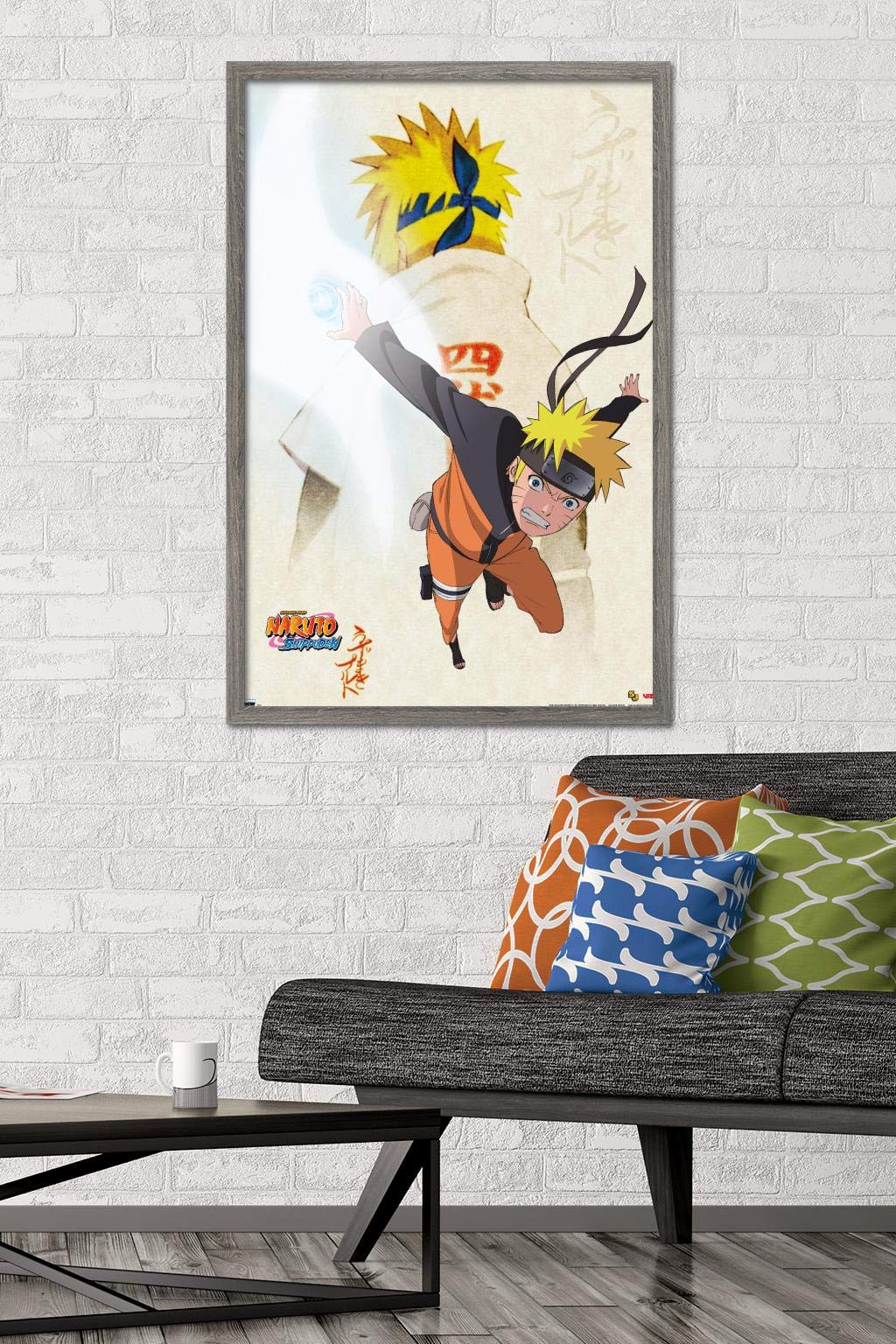 Poster Naruto Shippuden Enmarcado Póster Enmarcado Oficial De